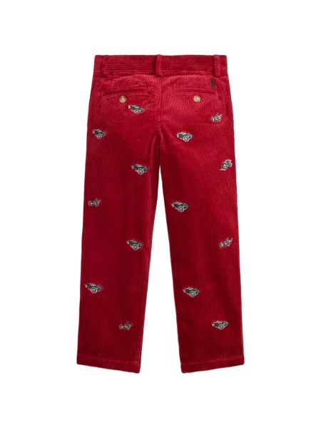 Spodnie dziecięce Polo Ralph Lauren czerwone