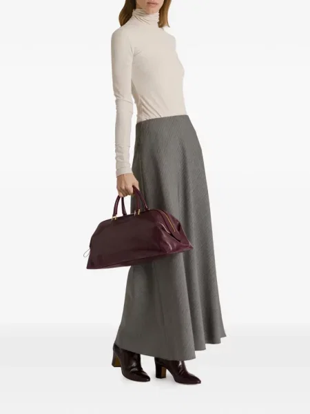 Geantă shopper Alberta Ferretti violet