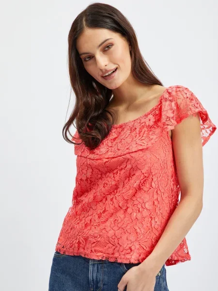 Bluza Orsay s čipko roza