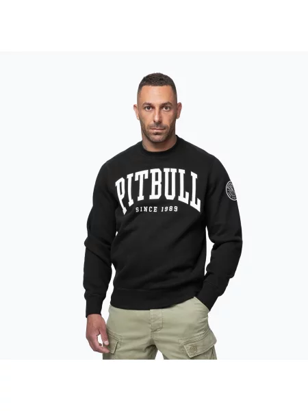 Мъжки суитшърт Pitbull Norton Crewneck black черно