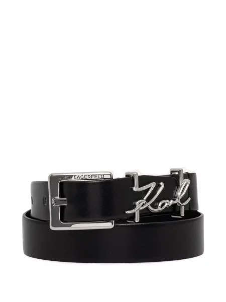 Curea Karl Lagerfeld cu autograf negru