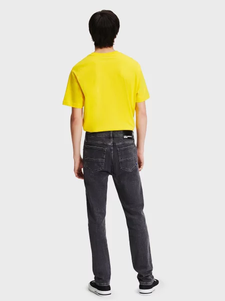Прямі джинси Karl Lagerfeld Jeans бавовна/еластан чорний