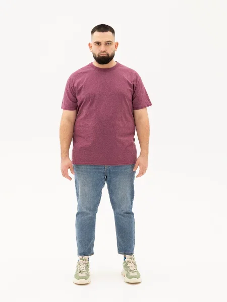 Футболка Fruit Of The Loom бордовая