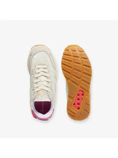 Кроссовки Lacoste бежевые