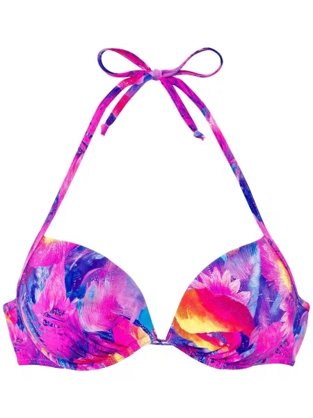 VENICE BEACH Sutien costum de baie ultramarin / mov orhidee / portocaliu / roşu închis albastru