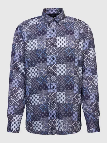 Koszula casualowa o kroju regular fit z lyocellu ze wzorem na całej powierzchni Joop! Jeans