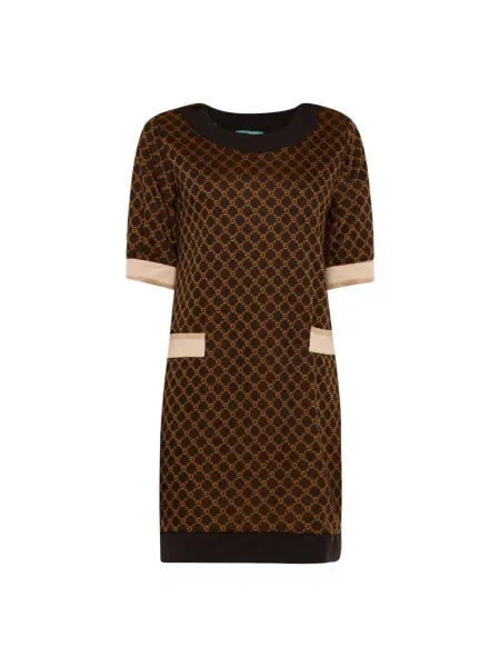 Sukienka Tooche brązowa