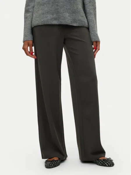 Vero Moda Szövet nadrág Berlin Wide Leg szürke