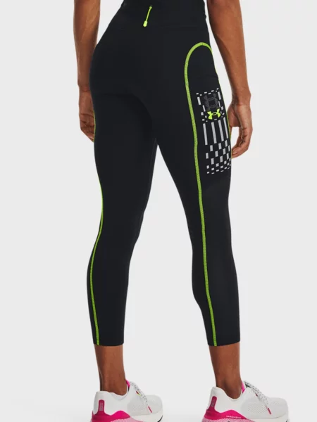 Укороченные брюки Under Armour для бега черные