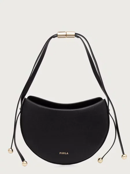 Furla geantă pentru femei din piele Moonstone S negru