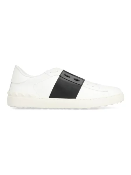 Lniane sneakersy Valentino białe