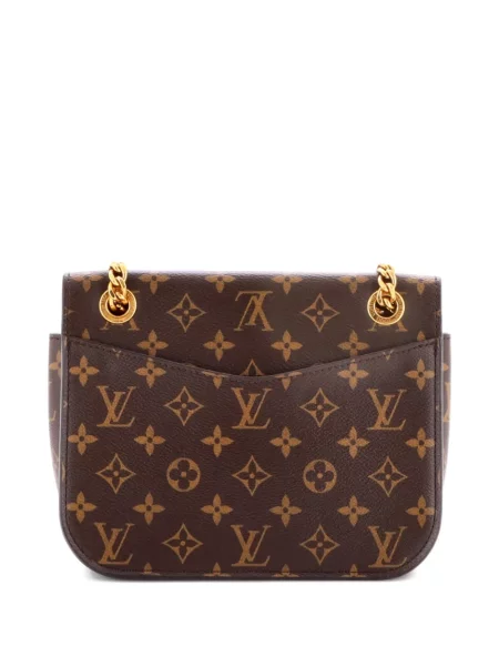 Plátěná crossbody kabelka Louis Vuitton Pre-owned hnědá