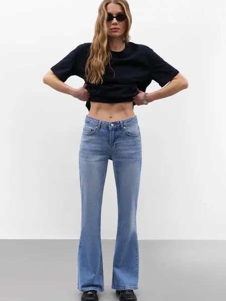 Джинси кльош FASHIONISTA блакитний