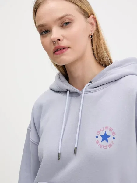Свитер Guess Jeans фиолетовый