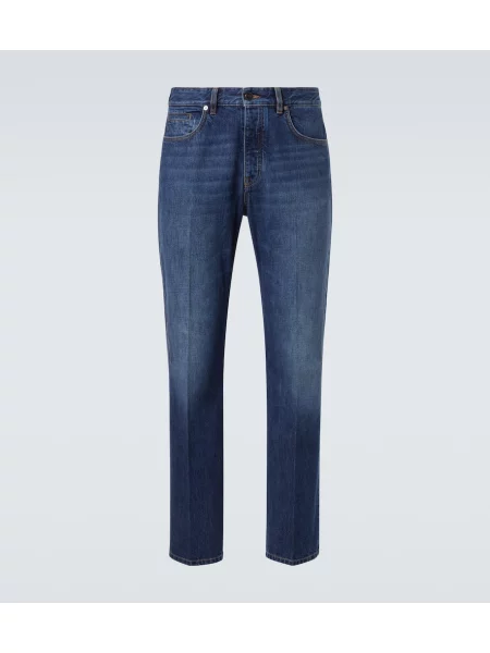 Straight fit džíny Givenchy modré