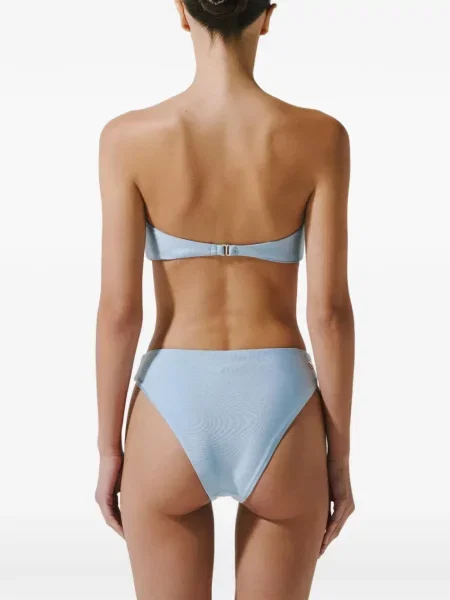 Bikini Baobab cu talie înaltă albastru