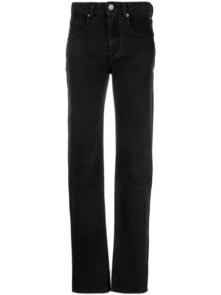 Straight fit džíny Isabel Marant Etoile černé