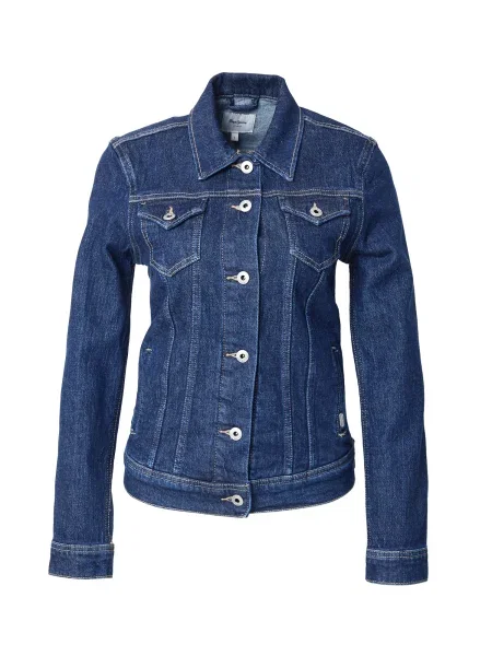 Pepe Jeans Geacă de primăvară-toamnă denim albastru