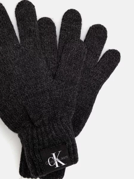 Calvin Klein Jeans Detské rukavice sivá