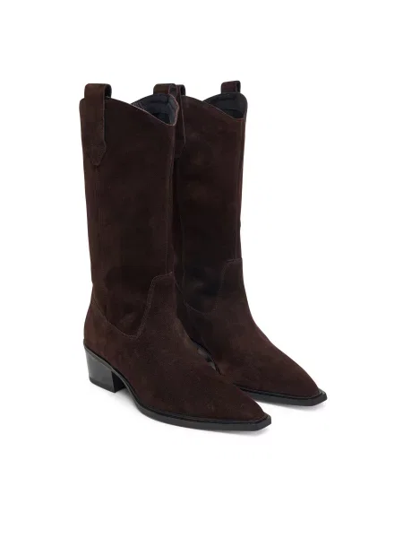 Kaubojiški batai Vagabond Shoemakers Kelsey Tamsiai ruda