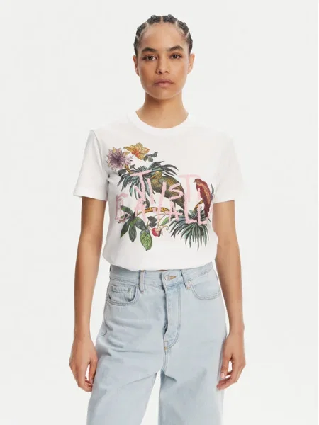 Just Cavalli Tricou alb