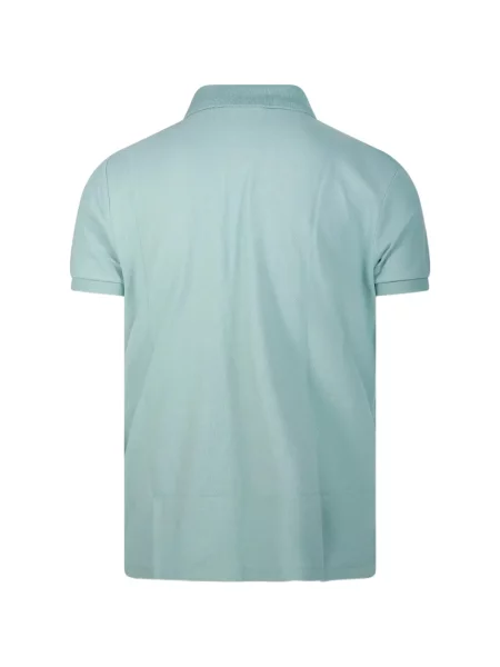 Λινό ριγέ polo Polo Ralph Lauren με κέντημα πράσινο