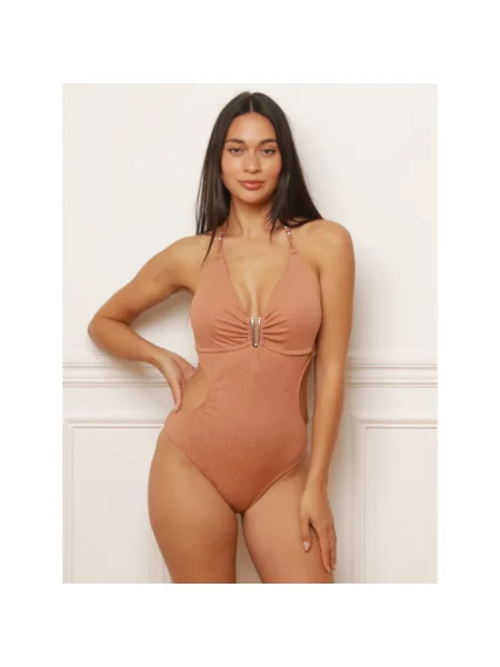 Costum de baie La Modeuse maro