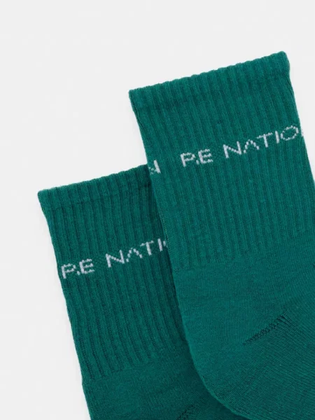P.E Nation ponožky s bavlnou Signature zelené