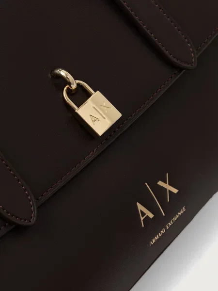 Armani Exchange Táska Sötétbarna barna