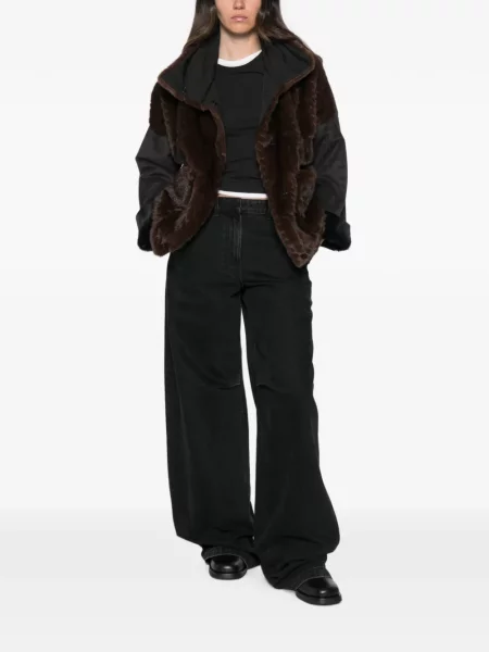 Geacă parka Collection Privée? cu blană maro