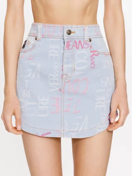 Versace Jeans Couture Fustă mini albastru