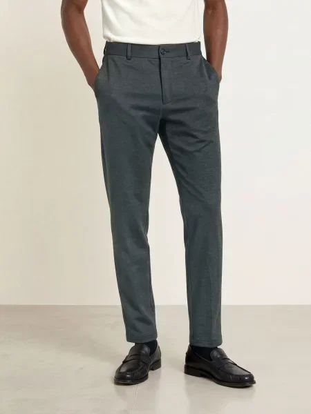 Strellson Oblekové Kalhoty Tius Slim Fit dark green zelené