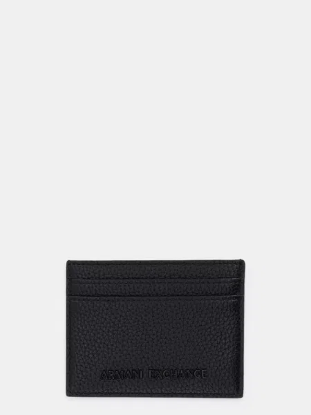Armani Exchange etui na karty pomarańczowy
