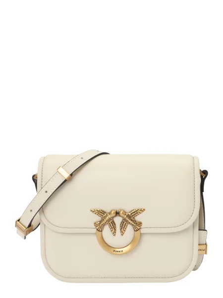 Rankinė PINKO Love Box Bag Fl Mini Écru balta