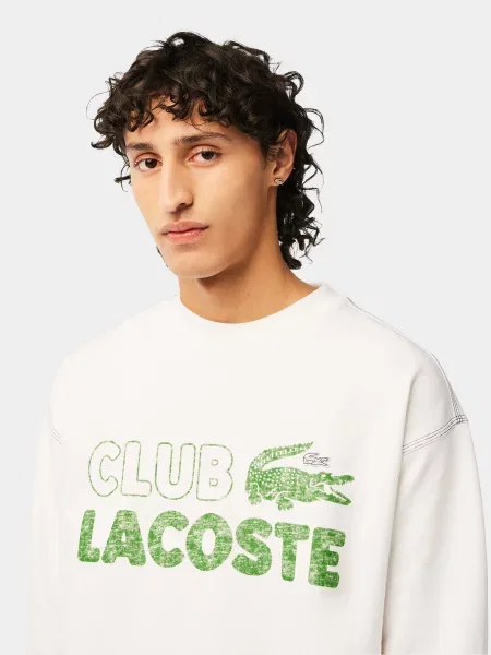 Свитшот Lacoste белый