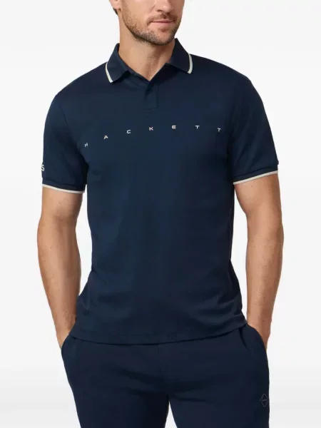 Tricou polo Hackett marină