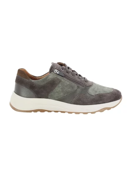 Sneakersy Waldläufer skórzane brązowe