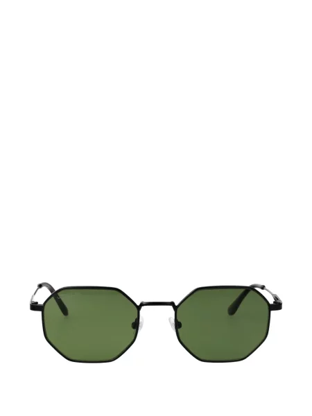 Ochelari de soare Lacoste cu imprimeu geometric negru