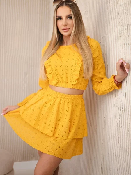 Sukienka boho Kesi boho pomarańczowa