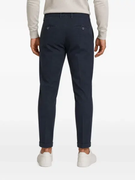 Pantaloni Mason's cu autograf albastru