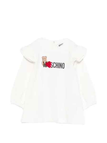 Sukienka dziecięca Moschino biała