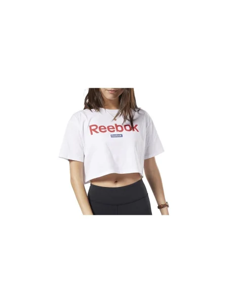 Cropp tricou Reebok Sport alb