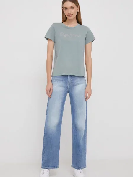 Pepe Jeans kratka majica zelena