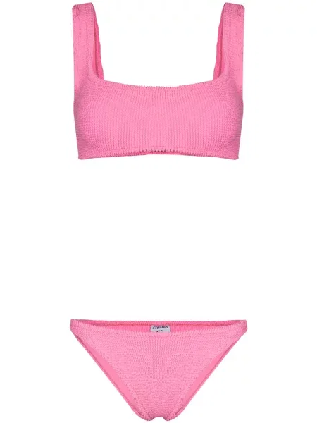 Bikini Hunza G o krotszym kroju różowy