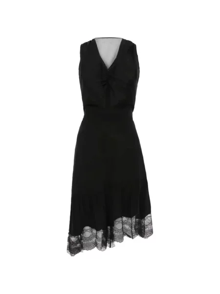 Rochie mini Victoria Beckham din dantelă negru