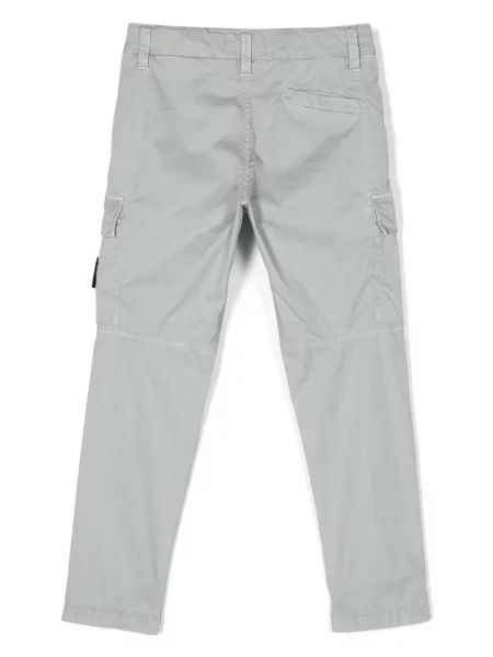 Spodnie cargo dziecięce Stone Island szare