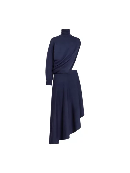 Sukienka Alaïa wełniana czarna