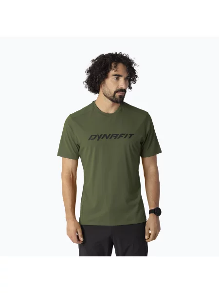 Tricou de trekking pentru bărbați Dynafit Traverse T-Shirt military green verde