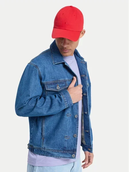 Quiksilver Džinsinė striukė All Ride Denimt Boxy Fit mėlyna