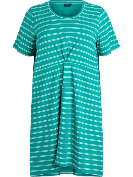 Zizzi Rochie Mmelissa turcoaz alb